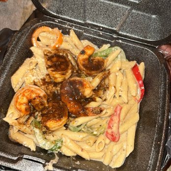 Spice House Lithonia - Rasta Pasta w/Shrimp (delicious) - Caribbean Near Me - Lithonia, Georgia Spice House Lithonia - Rasta Pasta w/Shrimp (delicious) - Caribbean Near Me - Lithonia, Georgia