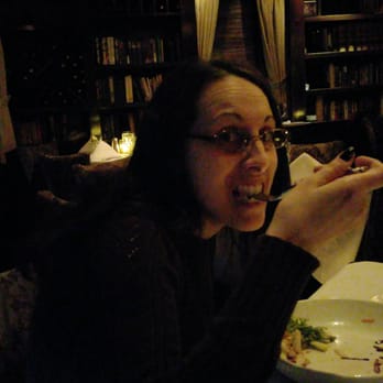 Pace's Steakhouse - Lauren enjoying her house salad. - Steakhouses Near Me - Hauppauge, New York Pace's Steakhouse - Lauren enjoying her house salad. - Steakhouses Near Me - Hauppauge, New York