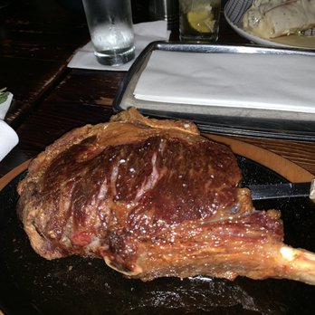 The LKSD - The 40oz Tomahawk Bone In Ribeye! Medium Rare! I paired mine with the roasted garlic mashed potatoes. Perfection! - Burgers Near Me - Downey, California The LKSD - The 40oz Tomahawk Bone In Ribeye! Medium Rare! I paired mine with the roasted garlic mashed potatoes. Perfection! - Burgers Near Me - Downey, California