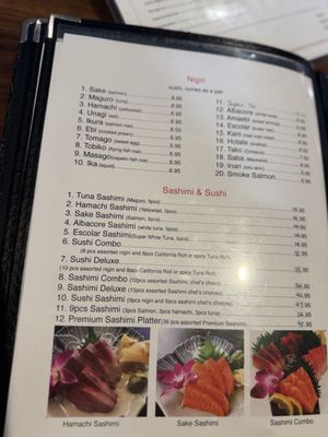 Menu photo 1 Okini Sushi Pleasant Hill, CA Menu photo 1 Okini Sushi Pleasant Hill, CA