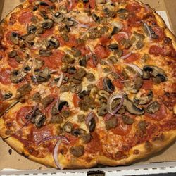 Cam's Pizzeria - Sausage, mushroom, onion, and pepperoni