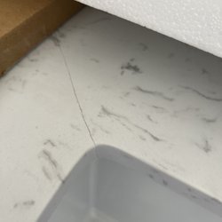 Lowe's Home Improvement - Several cracks.