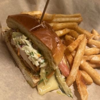 Lazy Dog Restaurant & Bar - Half chicken sandwich - New American Near Me - Highland Ranch, Colorado Lazy Dog Restaurant & Bar - Half chicken sandwich - New American Near Me - Highland Ranch, Colorado