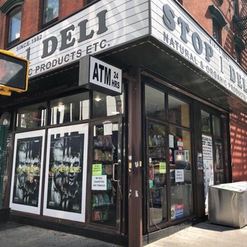 Stop 1 Deli - Exterior. Corner of rivington and suffolk. - Delis Near Me - New York, New York