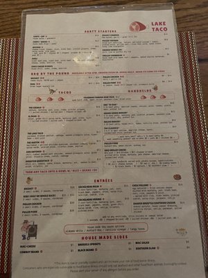 Menu photo 6 Lake Taco Coventry, RI
