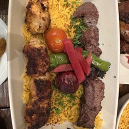 Chicken Kebab (3 stars, dry) and Beef Kebab (4 stars) Chicken Kebab (3 stars, dry) and Beef Kebab (4 stars)