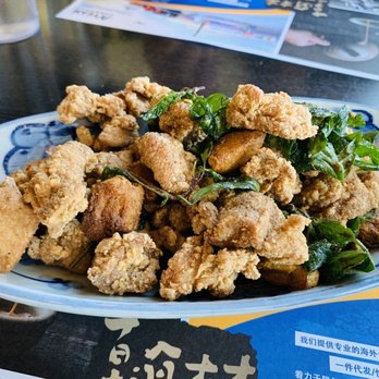 Hanlin Tea Room - Popcorn chicken. ONE OF THE BEST, NO KIDDING! - Taiwanese Near Me - Rowland Heights, California Hanlin Tea Room - Popcorn chicken. ONE OF THE BEST, NO KIDDING! - Taiwanese Near Me - Rowland Heights, California