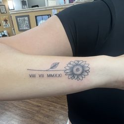 Blue Lotus Tattoo and The Piercing Lounge - Sunflower tattoo