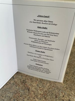 Menu photo 2 Restaurant Haus Griese Möhnesee, NW