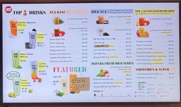 Menu photo 3 Big Way Hot Pot Rowland Heights, CA Menu photo 3 Big Way Hot Pot Rowland Heights, CA