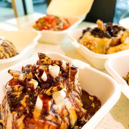 An array of toppings to choose from An array of toppings to choose from