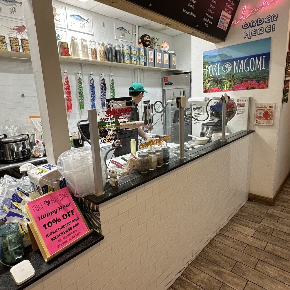 the counter area of a restaurant the counter area of a restaurant