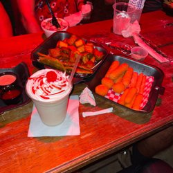 El Caldo - Tourist Appetizer and pina colada