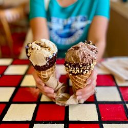 Scoops Homemade Ice Cream - Wow, such great tasting ice cream and brownies