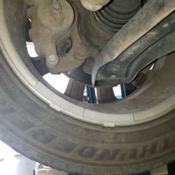 Todd's Tire & Auto Repair - The pic of the incorrect weight. If you know what you are looking at you can see the wrong kind used. - Tires Near Me - Prophetstown, Illinois Todd's Tire & Auto Repair - The pic of the incorrect weight. If you know what you are looking at you can see the wrong kind used. - Tires Near Me - Prophetstown, Illinois