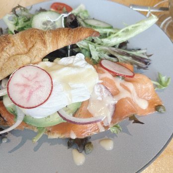 Breakfast Table - smoked steelhead lox croissant toast - Breakfast & Brunch Near Me - Richmond, British Columbia Breakfast Table - smoked steelhead lox croissant toast - Breakfast & Brunch Near Me - Richmond, British Columbia