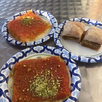 Knafeh Cafe - Crispy and soft knafeh and pistachio baklava. - Middle Eastern Near Me - Anaheim, California