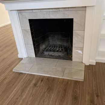 Mark Scott Construction - Living room fireplace, tiles redone - General Contractors Near Me - Pleasant Hill, California