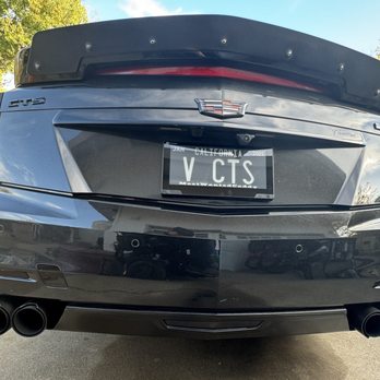 Calderon Mobile Auto Detailing - Cadillac CTS V rear shot. - Auto Detailing Near Me
