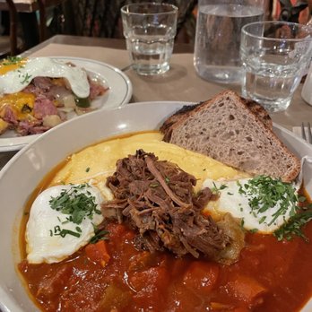 The Beehive - Eggs Shakshuka* with Lamb - American Near Me - Boston, Massachusetts The Beehive - Eggs Shakshuka* with Lamb - American Near Me - Boston, Massachusetts