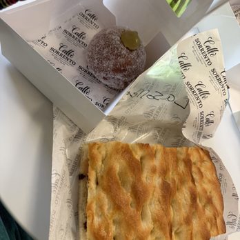 Caffe Sorrento - La Sorrentina and pistachio bombolone - Bakeries Near Me - Boise, Idaho Caffe Sorrento - La Sorrentina and pistachio bombolone - Bakeries Near Me - Boise, Idaho