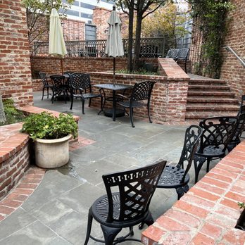 S. & D. Oyster Company - a patio with chairs and tables - Seafood Near Me - Dallas, Texas S. & D. Oyster Company - a patio with chairs and tables - Seafood Near Me - Dallas, Texas