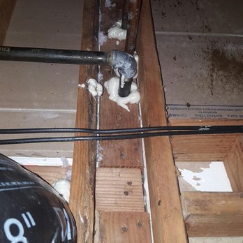 Attic Pros - sealing holes with foam - Pest Control Near Me - Oakland, California