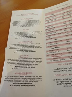 Cinnabar Winery Tasting Room by null