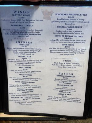 Menu photo 1 Lazy Flamingo Sanibel, FL
