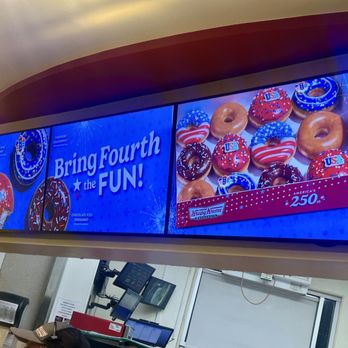 Krispy Kreme - 4th of July Donuts Ad on Screens 7/2/26 - Donuts Near Me - Orange, California Krispy Kreme - 4th of July Donuts Ad on Screens 7/2/26 - Donuts Near Me - Orange, California
