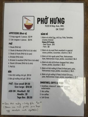 PHO HUNG by null