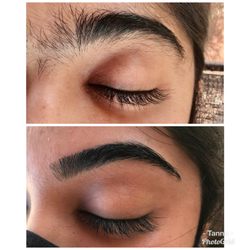 Tannu BrowBar - Before and offer.