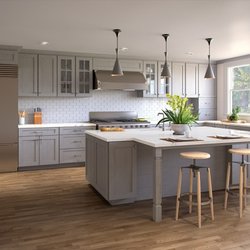 3D Building & Remodeling - Gray Shaker Kitchen