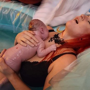 Trinity Midwifery - Moments after my first home birth with Vanessa, Jessy, and Olivia. - Childbirth Education Near Me - Oxford, Massachusetts