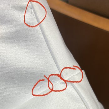 Christine’s Custom Tailoring - Sloppy work. These stitches should be on the inside if necessary at all. But, they are on the outside where everyone can see them. - Sewing & Alterations Near Me - Ridgewood, New Jersey Christine’s Custom Tailoring - Sloppy work. These stitches should be on the inside if necessary at all. But, they are on the outside where everyone can see them. - Sewing & Alterations Near Me - Ridgewood, New Jersey