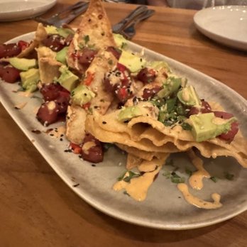 The Hills - Poke nachos - New American Near Me - Tucson, Arizona