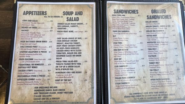 Menu photo 1 Mt Whitney Restaurant Lone Pine, CA