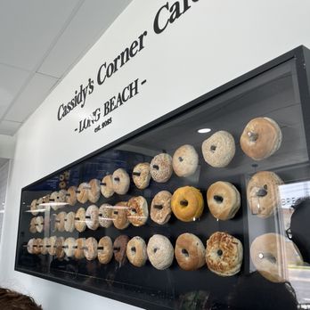 Cassidy's Corner Cafe - a display of doughnuts - Cafes Near Me - Long Beach, California