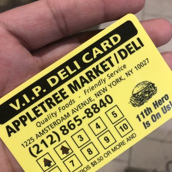 Apple Tree Supermarket - If you come here a lot ask for one of these - Grocery Near Me - New York, New York Apple Tree Supermarket - If you come here a lot ask for one of these - Grocery Near Me - New York, New York