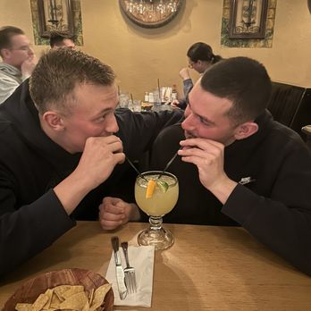 La Fiesta - Max and Issac enjoying a margarita - Mexican Near Me - Fallon, Nevada
