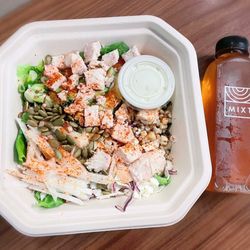 ELOTE SALAD; iced tea