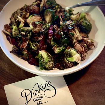 Durkin's Liquor Bar - Brussels Sprouts! So good!! - Cocktail Bars Near Me - Spokane, Washington