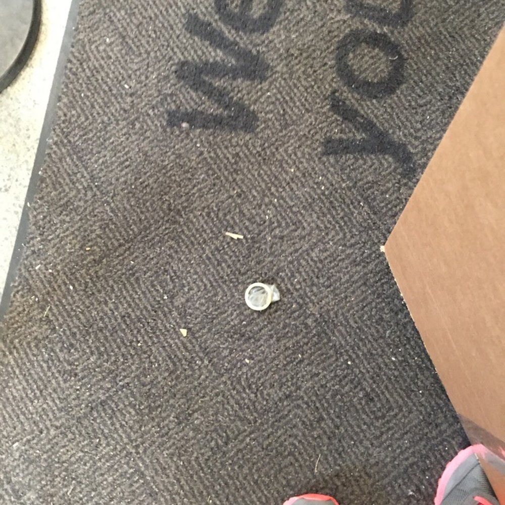 This is what I saw while waiting in line for a service window. At least someone was getting "serviced." This is what I saw while waiting in line for a service window. At least someone was getting "serviced."