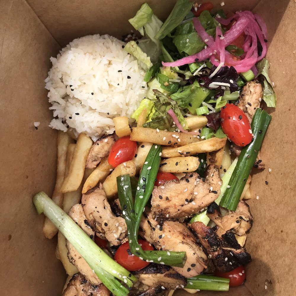 Chicken Lomo (stir fry bowl)