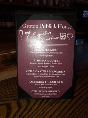 Menu photo 1 Groton Publick House Groton, MA Menu photo 1 Groton Publick House Groton, MA