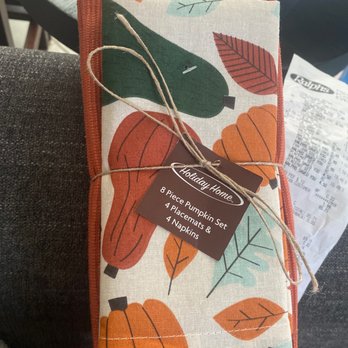 Ralphs - 8 piece Pumpkin set 4 placemats 4napkins - Grocery Near Me - Torrance, California Ralphs - 8 piece Pumpkin set 4 placemats 4napkins - Grocery Near Me - Torrance, California