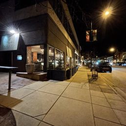Exterior outside entrance of Frasca Food and Wine - Out front. It's on a street corner - Boulder, Colorado Exterior outside entrance of Frasca Food and Wine - Out front. It's on a street corner - Boulder, Colorado