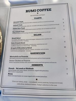 Menu photo 6 Rumi Coffee Fresno, CA