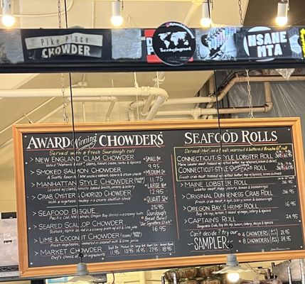 Menu photo 5 Pike Place Chowder Seattle, WA Menu photo 5 Pike Place Chowder Seattle, WA