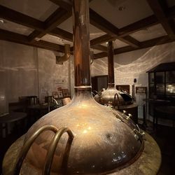 Hövels Hausbrauerei - ... die Braukessel ...